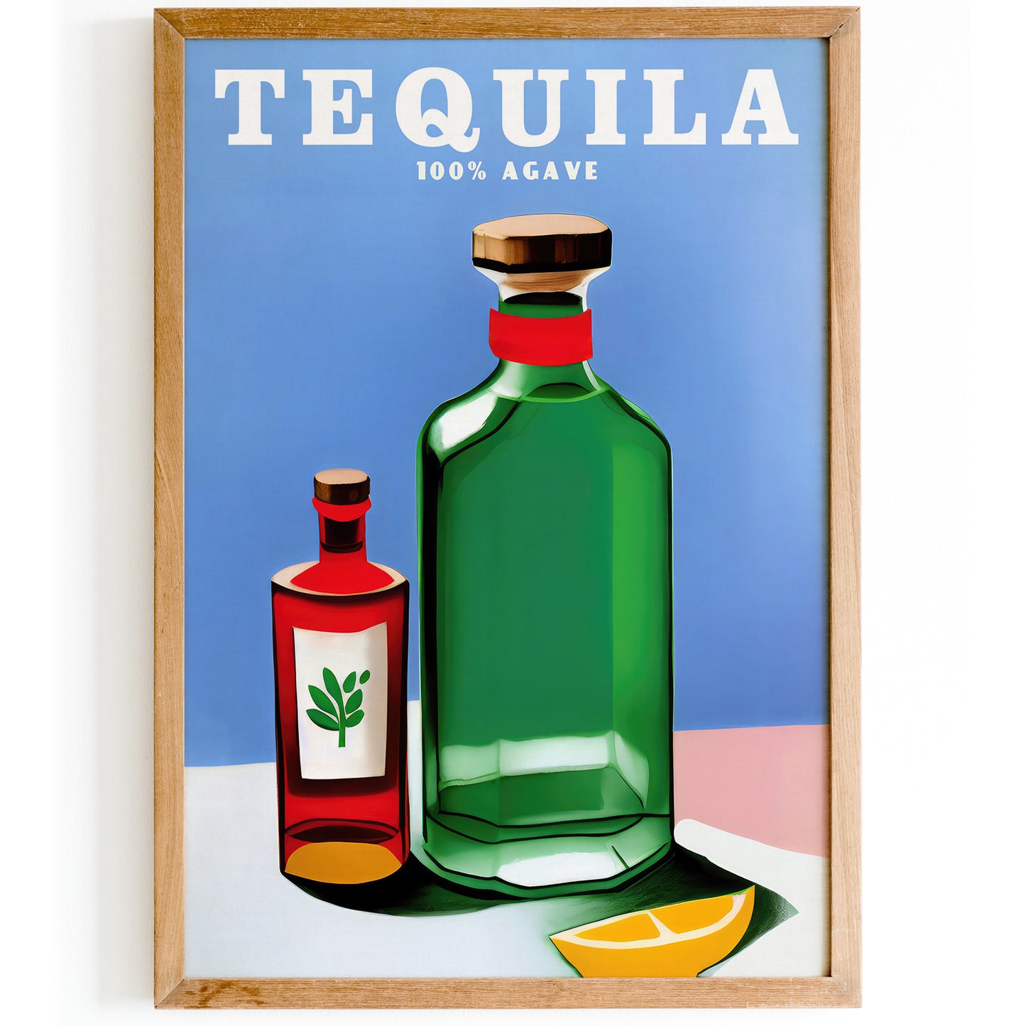 Retro Tequila Advertising Poster