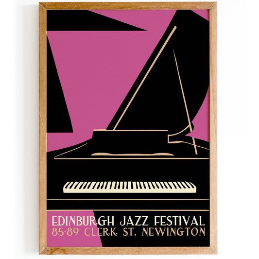 Edinburgh Jazz Music Festival Art Print