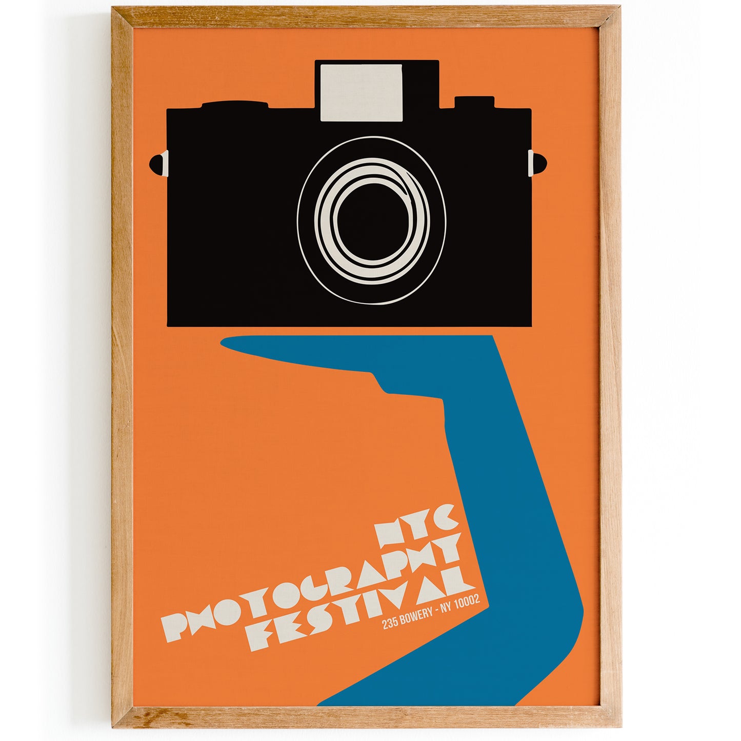 NYC Photography Festival Retro Minimal Poster