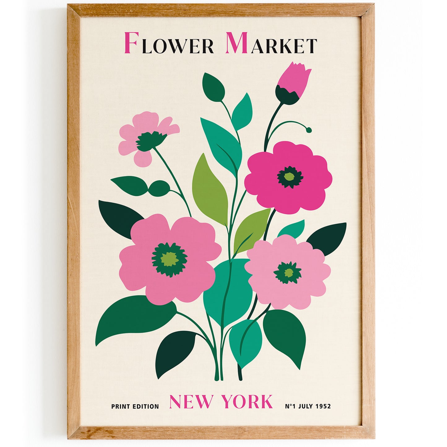 Flower Market New York 2024 Art Print