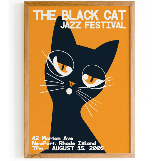 The Black Cat Jazz Festival Poster