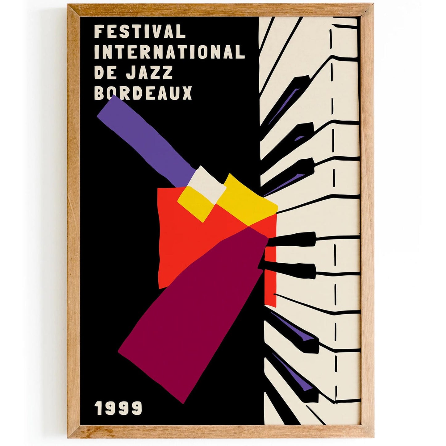 Festival De Jazz Bordeaux 1999 Retro Poster