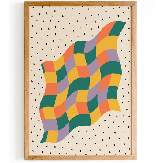 Abstract Colorful - Modern Home Decor Wall Art Print