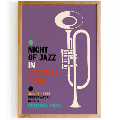 Jazz in Central Park – Poster Print