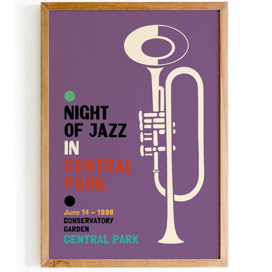 Jazz in Central Park – Poster Print