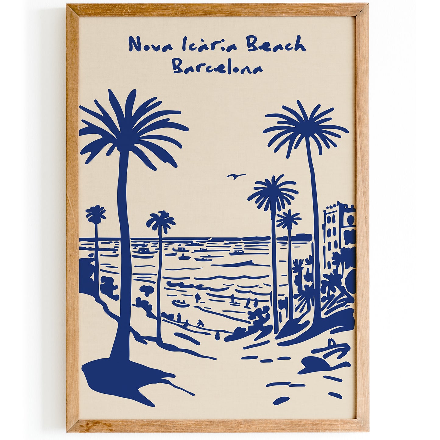 Nova Icaria Beach Barcelona Poster