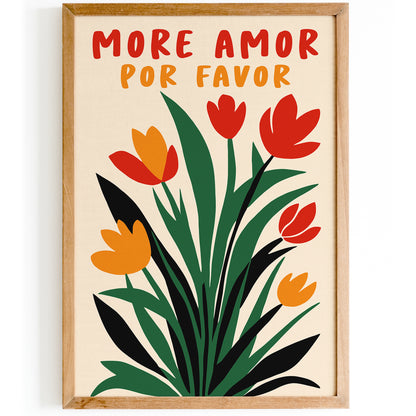 More Amor, Bouquet of Flowers Art Print 2024