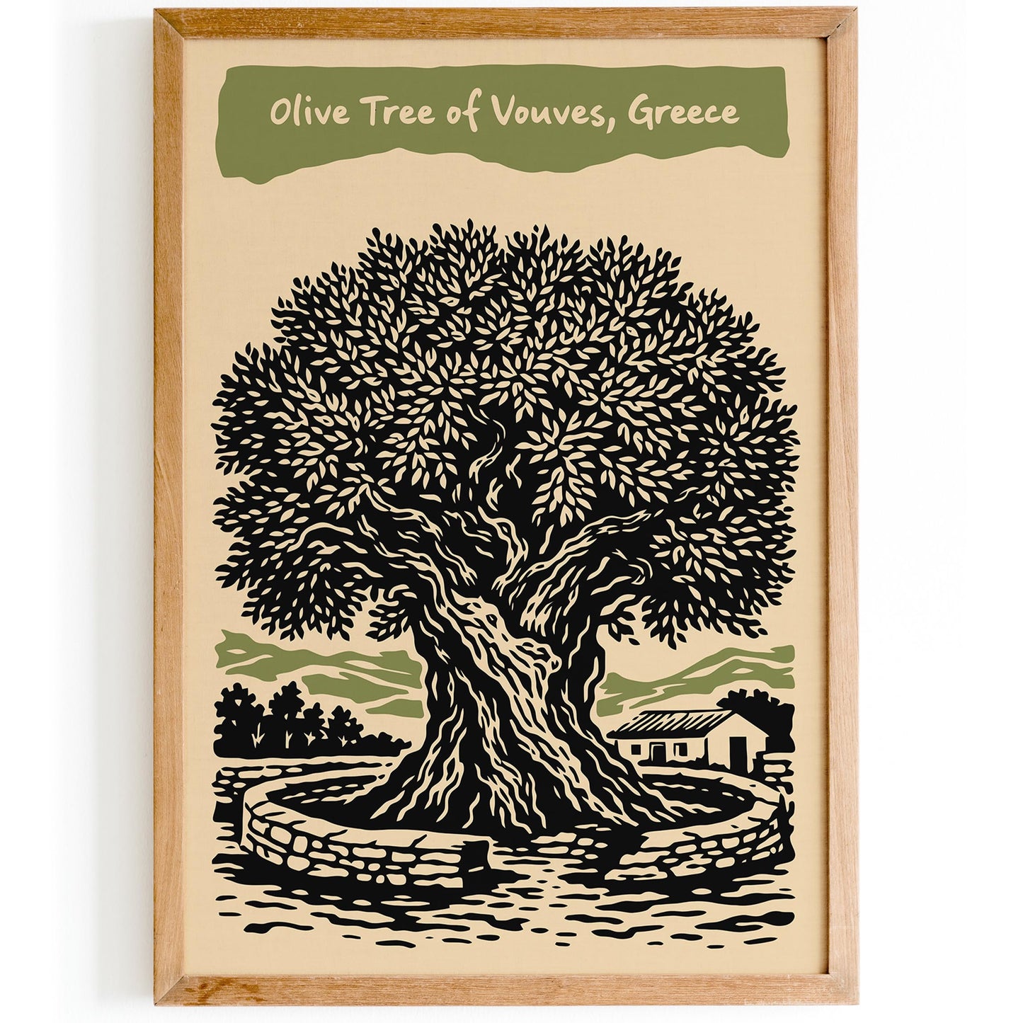 Olive Tree of Vouves Poster
