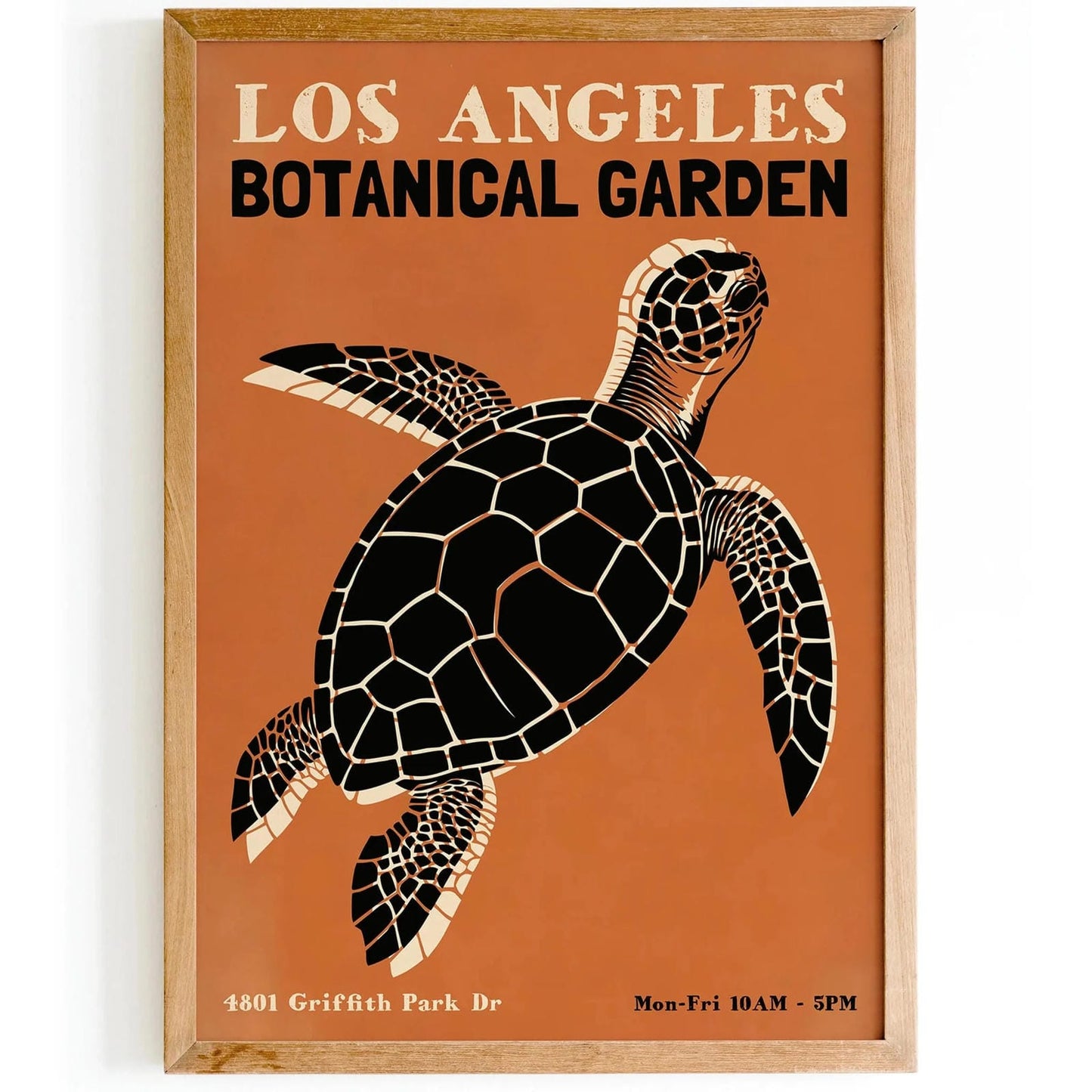LA Botanical Garden Sea Turtle Poster