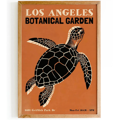 LA Botanical Garden Sea Turtle Poster
