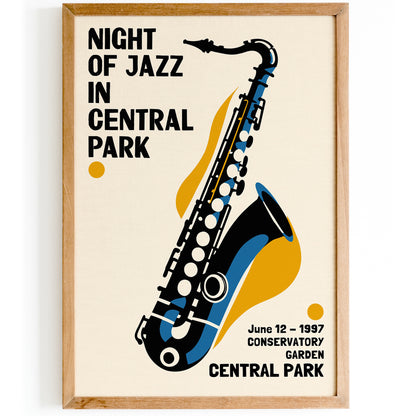 Night of Jazz 1997 Poster