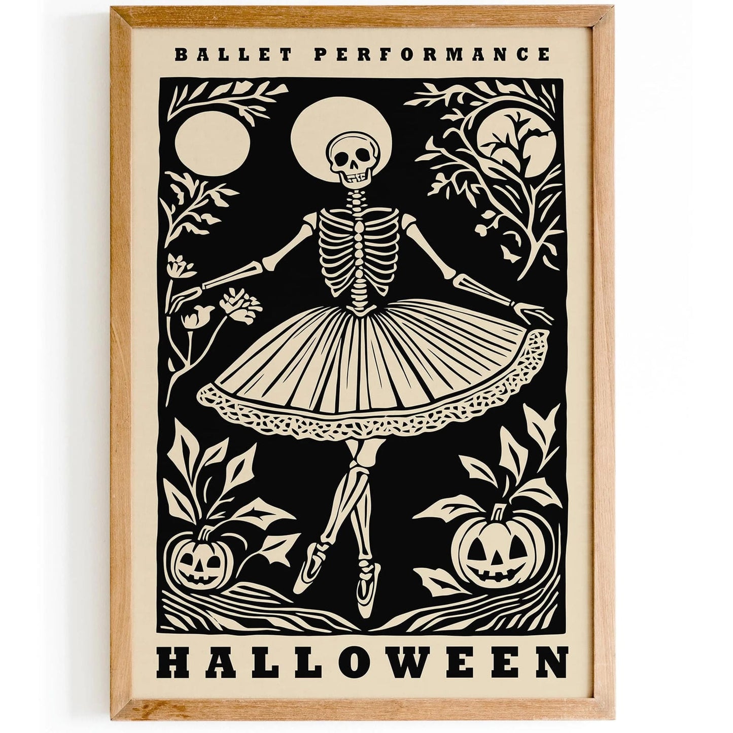 Halloween Ballet Performance Art Print