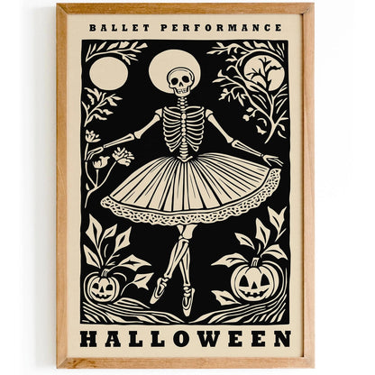 Halloween Ballet Performance Art Print