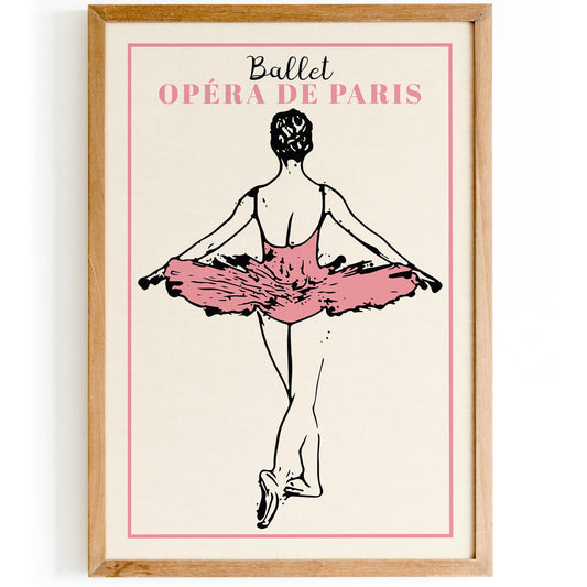 Ballet Minimalist Nursery Wall Art