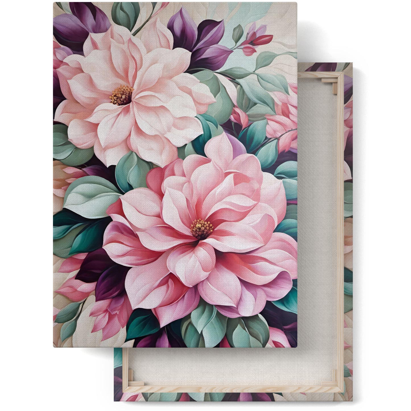 Shabby Chic Blossoms Canvas Print