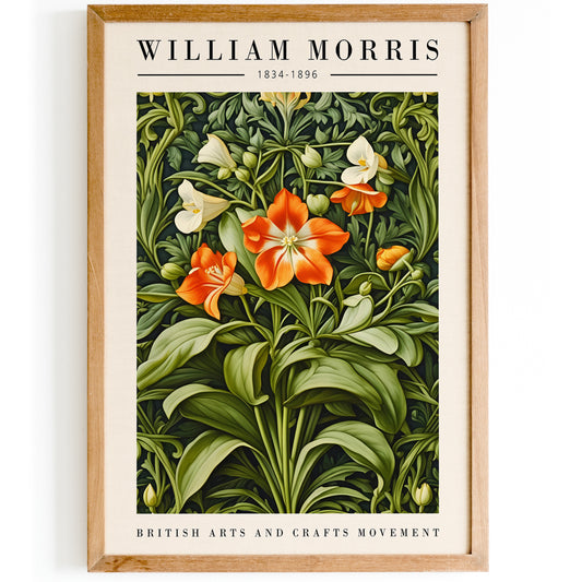 William Morris Greenery Poster