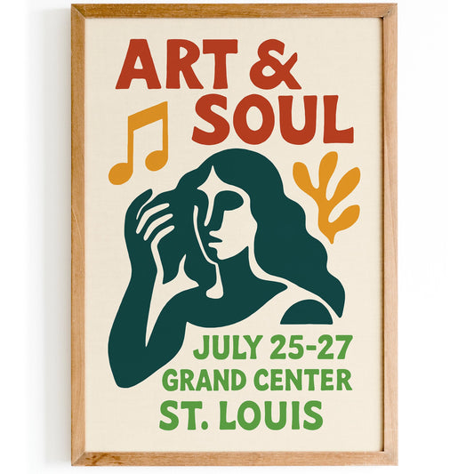 Art & Soul St. Louis Poster