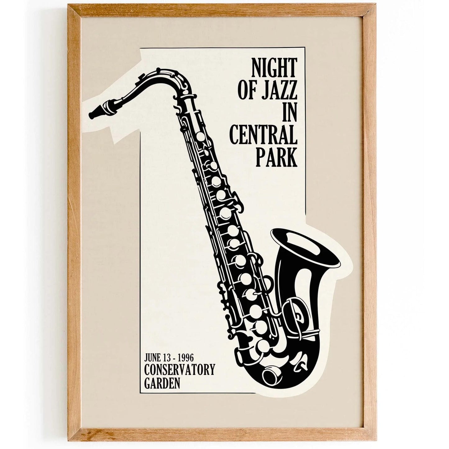 Night of Jazz Saxophone Poster