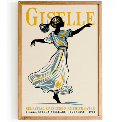 Giselle 2002 Ballerina Retro Prints