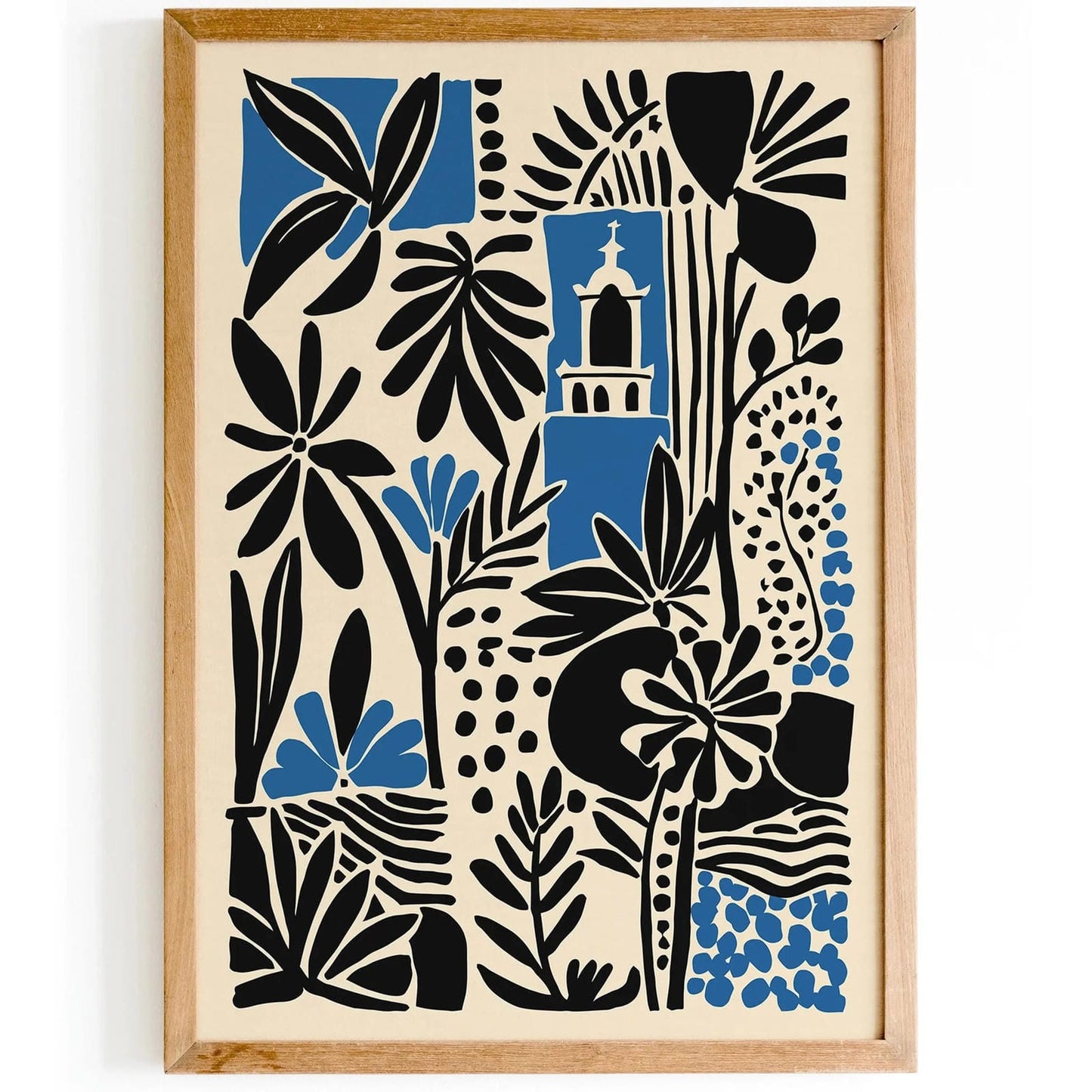 Botanical Floral Wall Art – Italian Cityscape Print