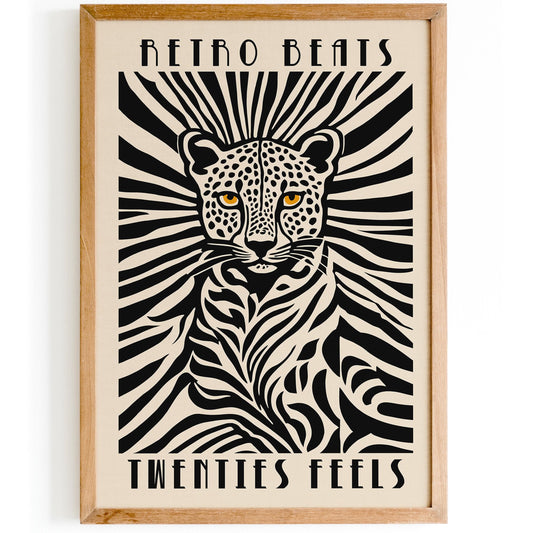 Twenties Music Art Deco Poster