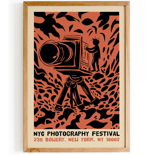 NYC Photography Festival Vintage Poster