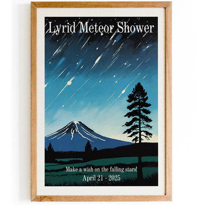 Lyrid Meteor Shower Print