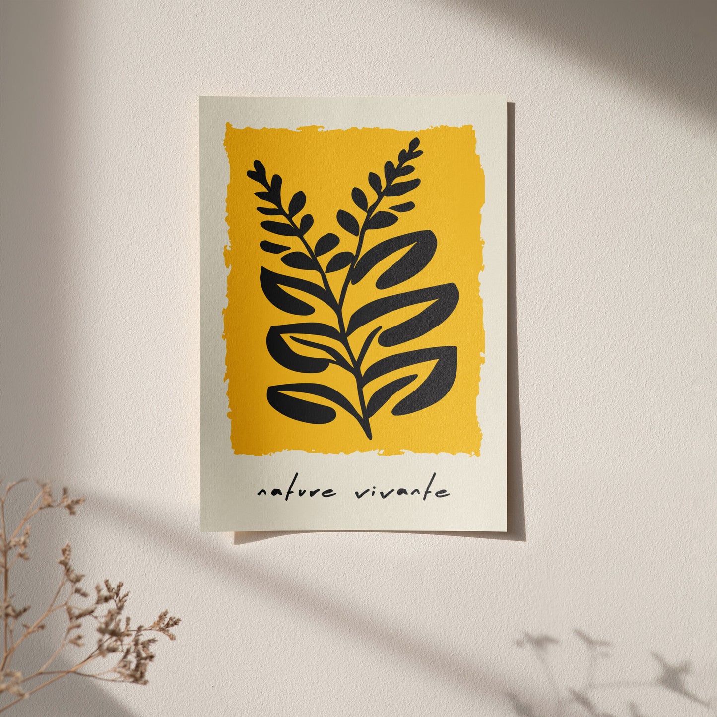 Yellow Nature Vivante Poster