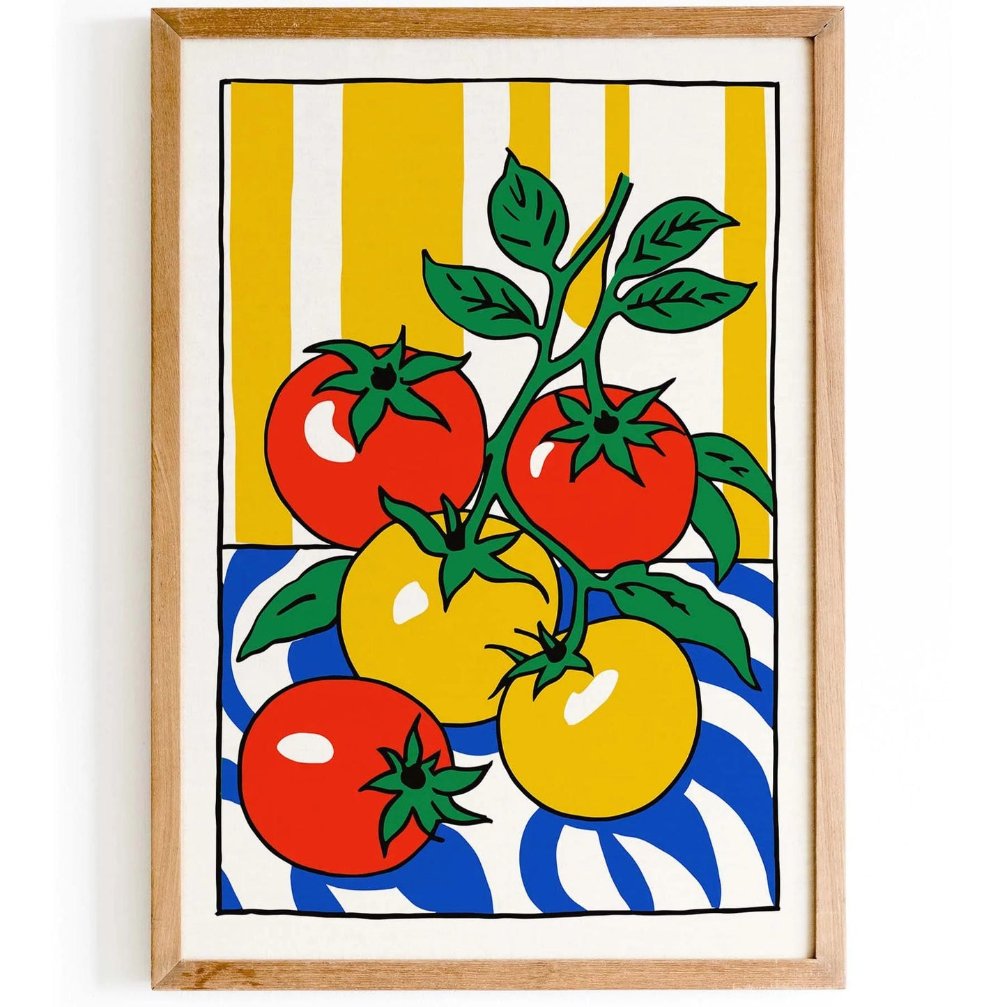 Pop Art Tomato Garden Print