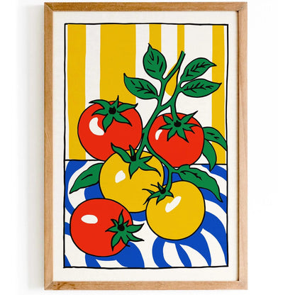 Pop Art Tomato Garden Print