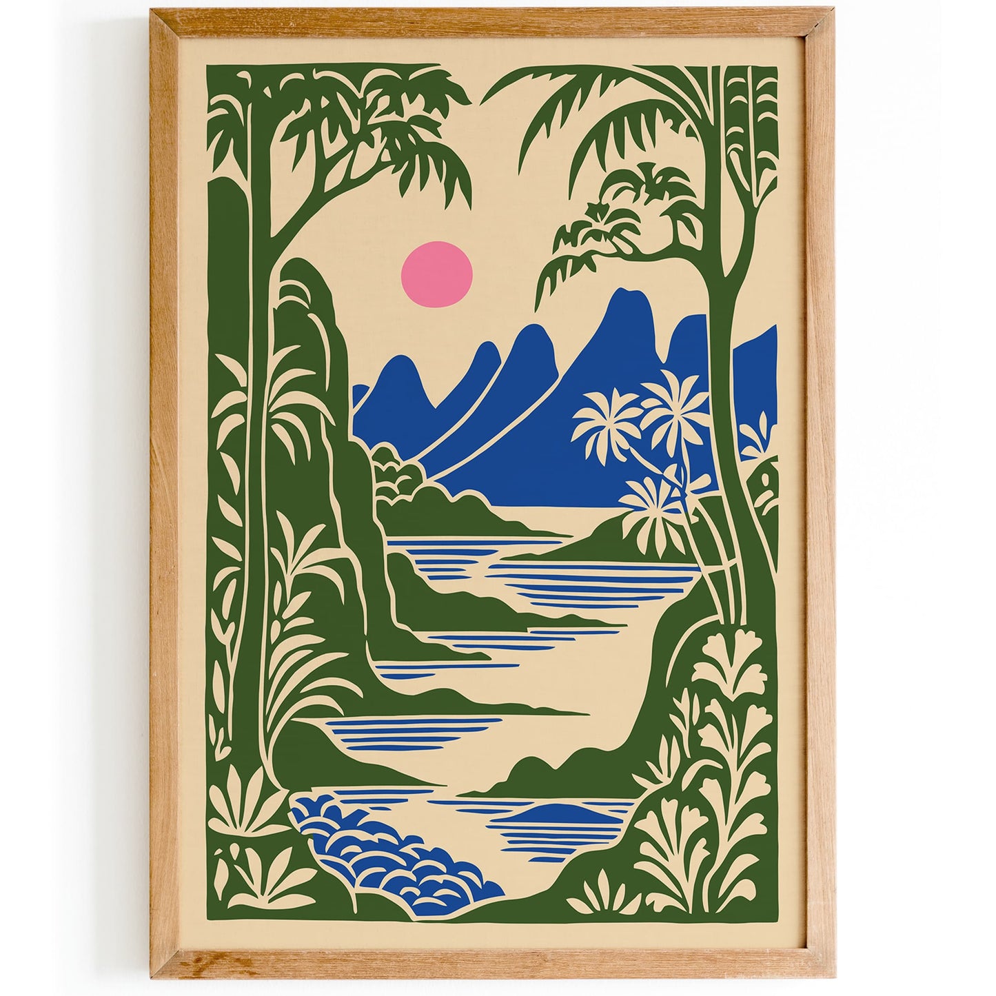 Tropical Thailand Landscape Poster