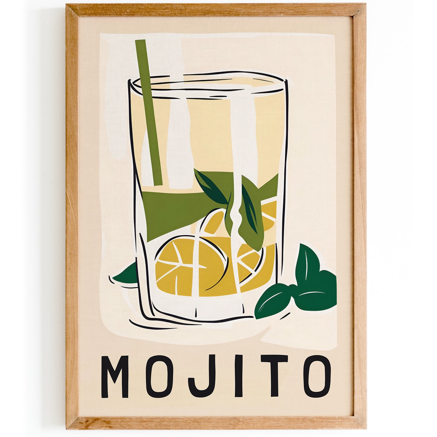 Mojito Cocktail Poster