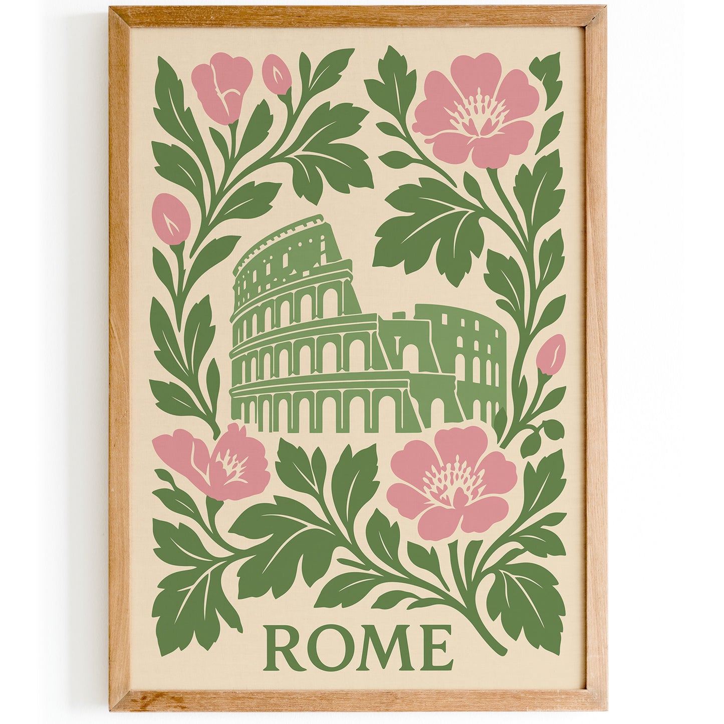 Rome Colosseum Travel Wall Art Print