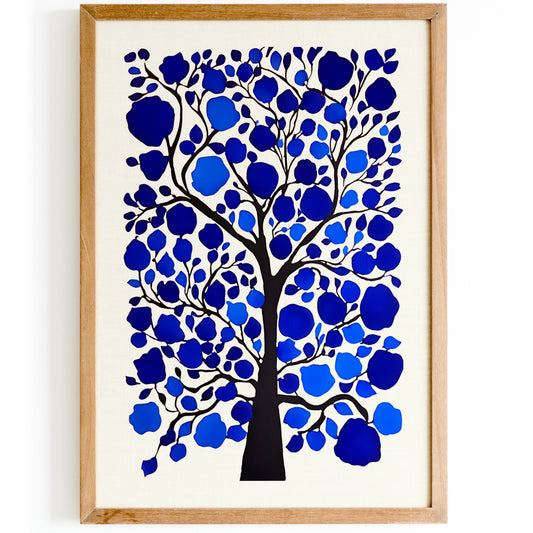 Tree of Life Blue Poster