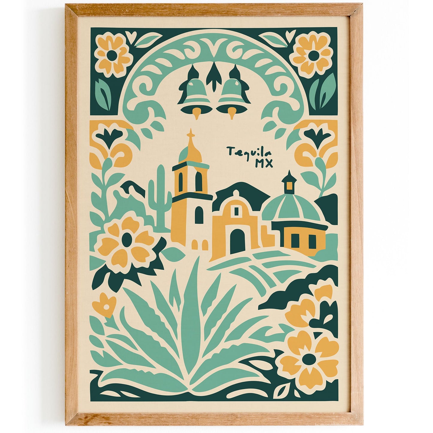 Tequila Mexico Poster – Travel Wall Art Print
