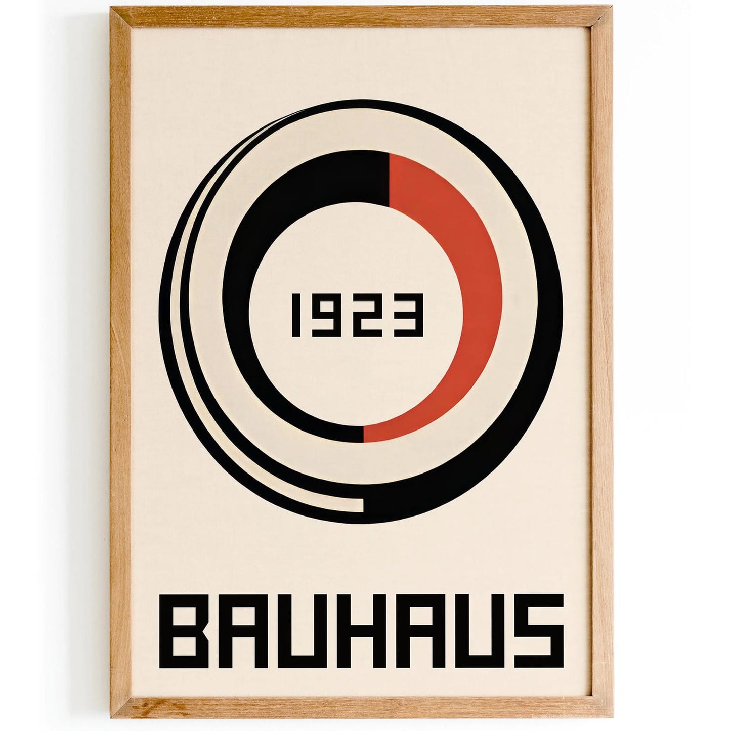 Bauhaus 1923 Circle Poster