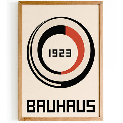 Bauhaus 1923 Circle Poster