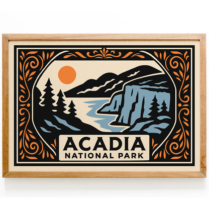 Acadia National Park Horizontal Wall Art Print