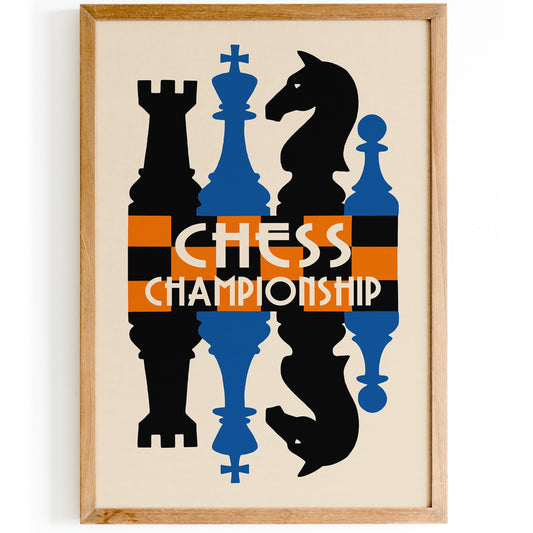 Chess Championship Poster
