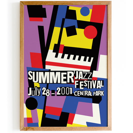 Summer Jazz Festival Colorful Poster