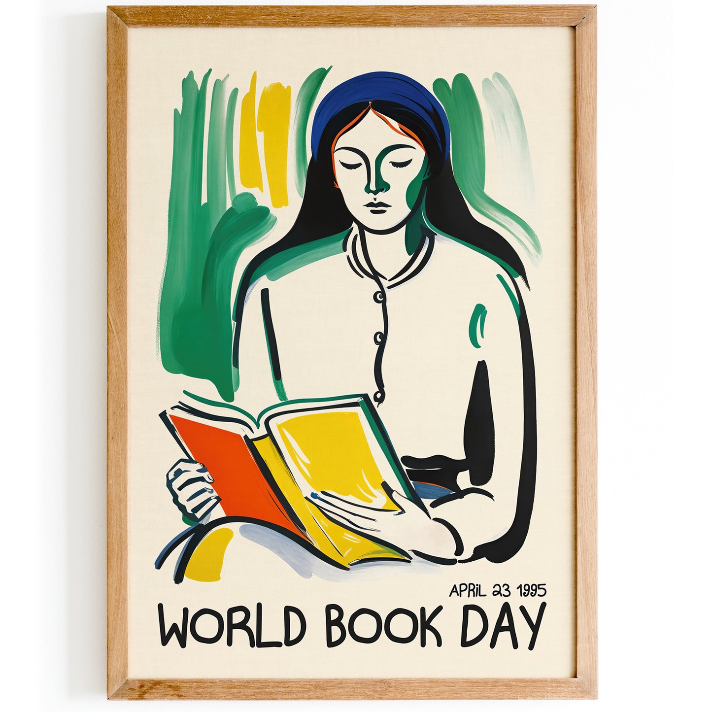 Vintage World Book Day Poster