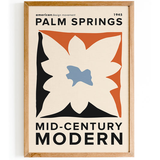 Mid Century Modern Poster Print