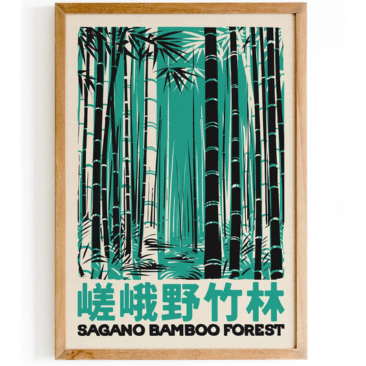 Sagano Bamboo Forest Poster