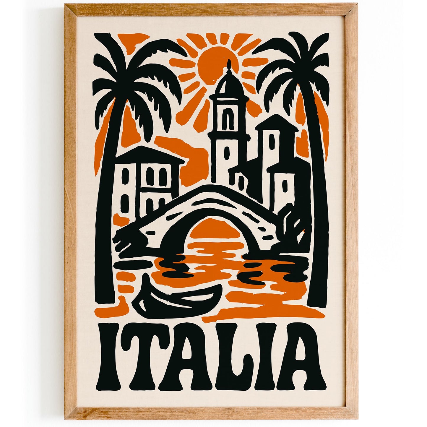 Italia Travel Poster Print