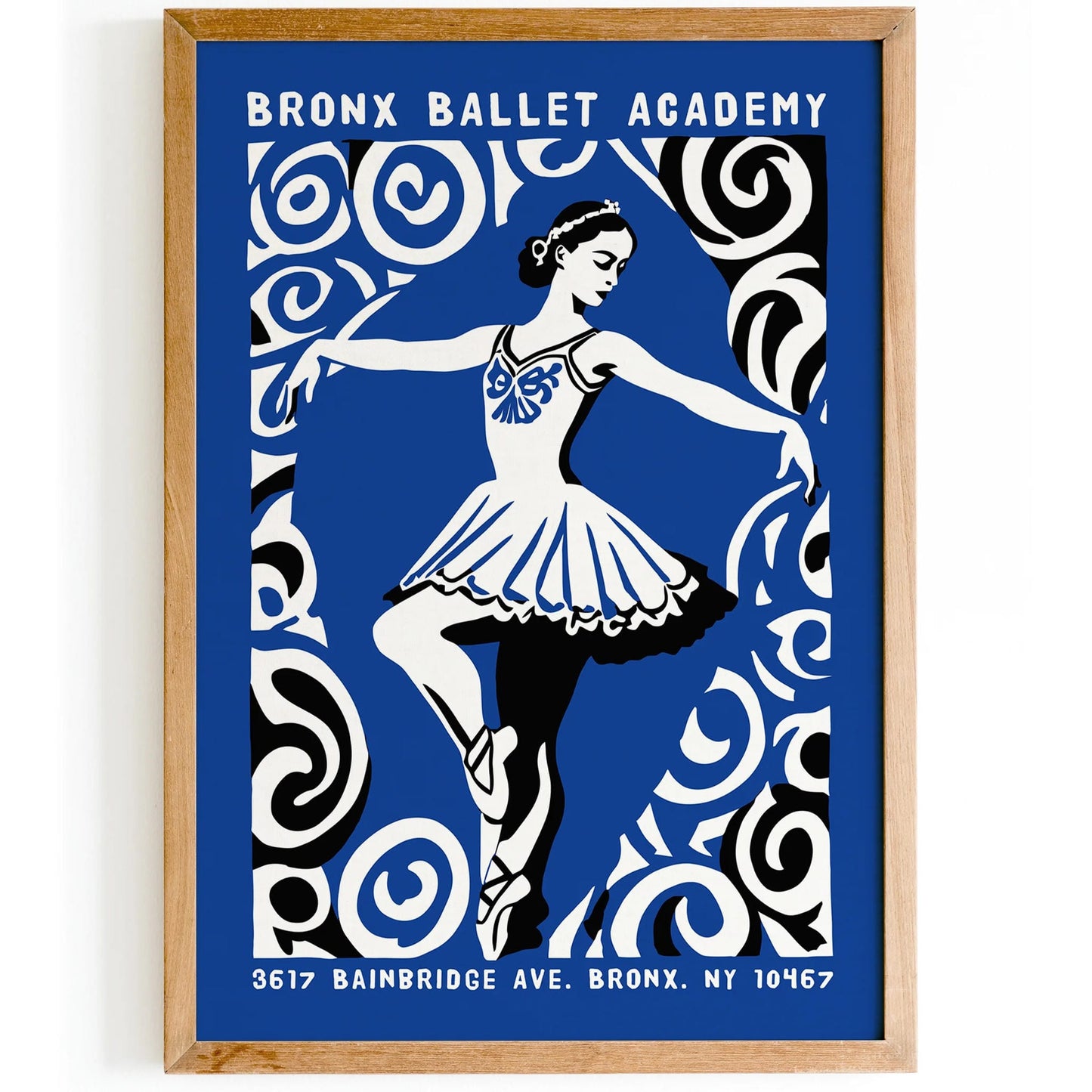 Vintage Bronx Ballet Academy Poster