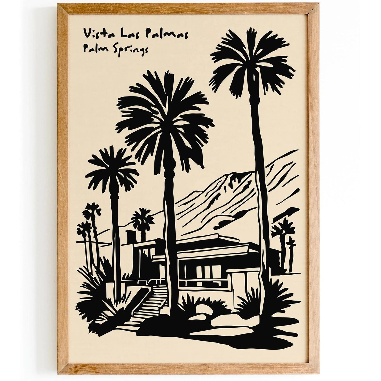 Vista Las Palmas Palm Springs Poster