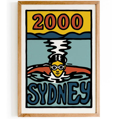 2000 Sydney Swimming Poster
