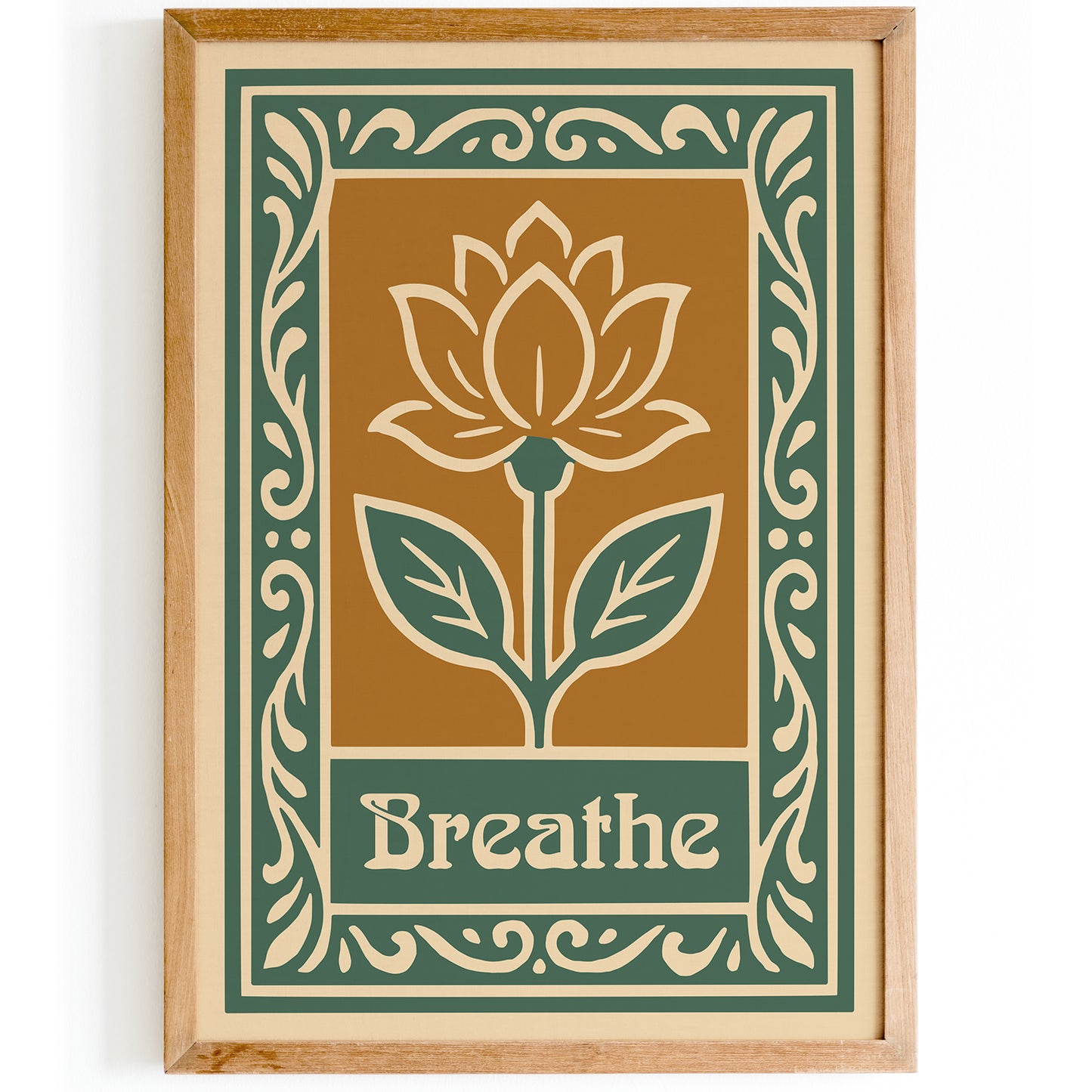 Breathe Art Print - Floral Wall Art
