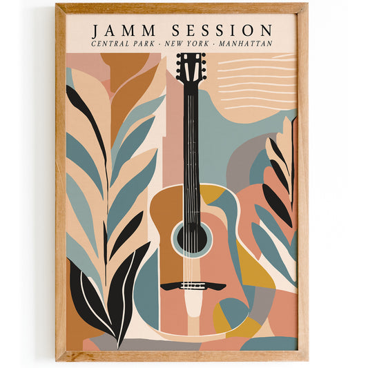 Jamm Session New York City Music Art Print