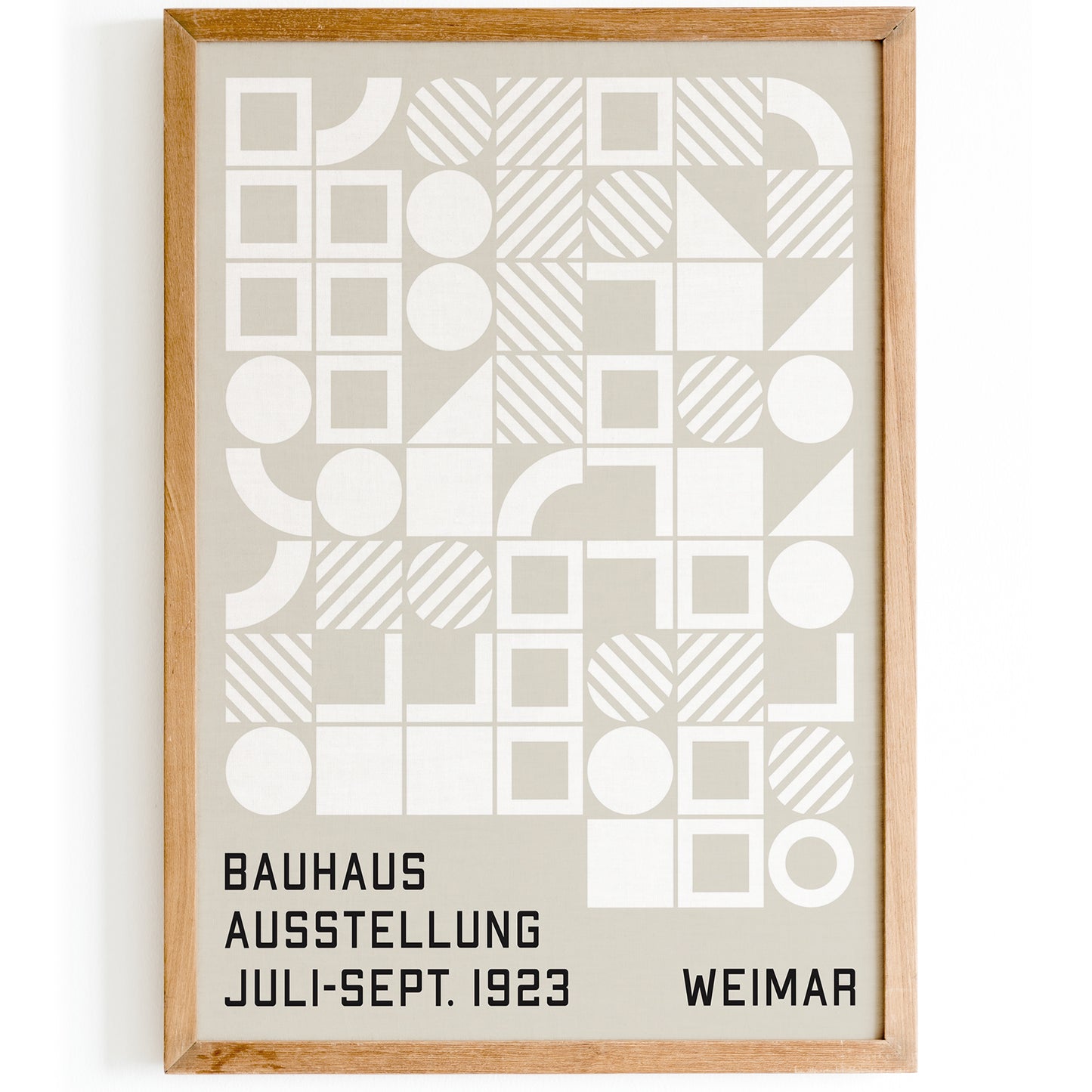 Minimalist Bauhaus Beinge Poster